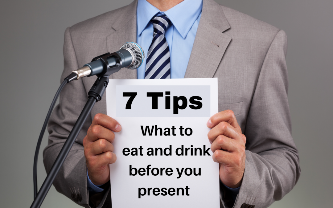 7 tips about food and drink before you present